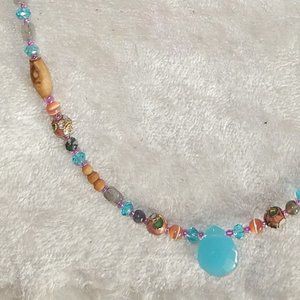 Necklace 17" Wood Tulasi Beads by Hare Krishna Devotees for Spiritual Energies